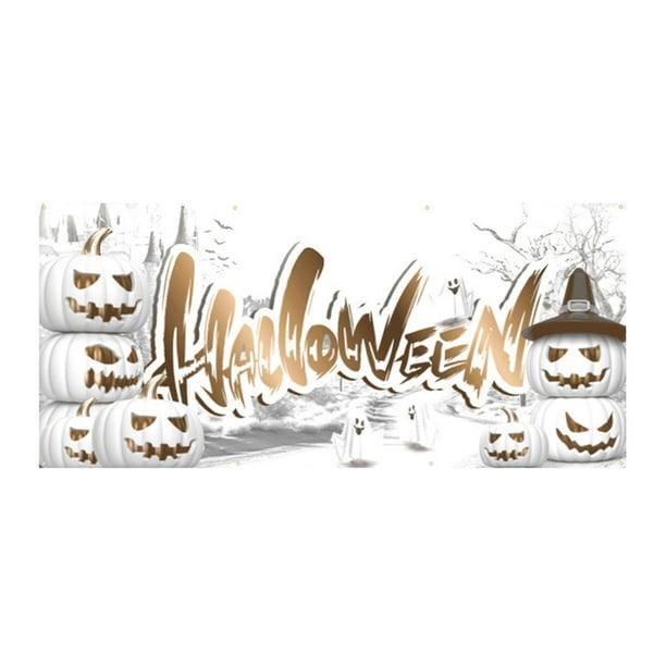 Banderín De Halloween Para Puerta De Garaje, Para Fiestas, Para Exteriores E Interiores, Para Colgar En Celebraciones Festivas