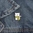 thumbnail image 4 of Cartoon Animal Alloy Brooch Personality Cute Little Turtle Small Meow Pin Badge Embellishments for Crafting Rhinestone And Brooches Shawl And Clips Mocking Jewelry Women Back for Boutonniere Dress Pin, 4 of 4