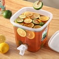 thumbnail image 4 of Plastic Beverage Dispenser With Spigot Iced Juice Lemonade Dispenser For Everyday Party Use, 4 of 16