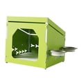 thumbnail image 5 of Dog Kennel Cat House Metal Summer Outdoor Shelter Weatherproof Condo Raised Pet Bed Dogs Nest for Small Medium Dogs Indoor Cats Kitten Puppy Green, 5 of 8