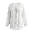 thumbnail image 4 of Womens Tops Lace Long Sleeve With Camisole Casual Layered Plus Size Tops, 4 of 4
