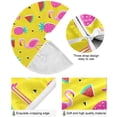 thumbnail image 2 of FMSHPON Pink Pineapple Flamingo Xmas Christmas Tree Skirt Stand Mat for Holiday Party Decoration Indoor Outdoor 36 inches, 2 of 6