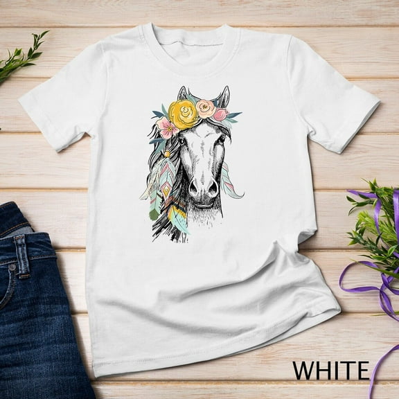 Sam Soft Cowgirls And Girls Who Love Horses Cute Hippy Boho Western Unisex T-Shirt