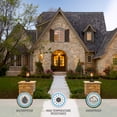 thumbnail image 6 of 17" Outdoor Post Lights 2 Pack Dusk to Dawn Exterior Post Lantern Fixture with 5.7" Pier Mount Base Black Aluminum Exterior Porch Fixtures for Patio Entryway, 6 of 8