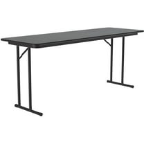 Correll 3/4" High Pressure Folding Seminar Table in Montana Brown