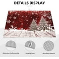 thumbnail image 3 of Dish Drying Mat Christmas Xmas Tree Snowflake for Kitchen Counter Absorbent 18x24 Inch Microfiber Dishes Plate Glass Dry Draining Pad Reversible Washable Home Decor, 3 of 7