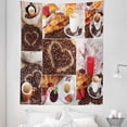 thumbnail image 1 of Coffee Tapestry, Collage of Different Photos Breakfast Theme Croissant Coffee Beans and Strawberries, Fabric Wall Hanging Decor for Bedroom Living Room Dorm, 5 Sizes, Multicolor, by Ambesonne, 1 of 1