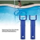 thumbnail image 3 of 2Pcs Blue Pool Handle V Shape Clip Brush Head Replacement Handle For Swimming Pool Accessories, 3 of 5