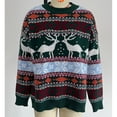 thumbnail image 3 of Suéteres navideños de otoño e invierno para mujer, suéteres casuales de manga larga de punto, suéteres básicos para mujer, camisetas de moda, ropa, 3 of 5