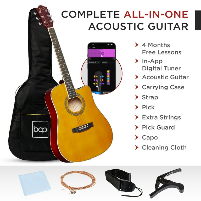 Best Choice Products 41in Adult Real Full Size Acoustic Best Choice Products 41in Adult Real Full Size Acoustic