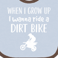 thumbnail image 4 of Inktastic Dirt Biking Motocross Future Dirt Biker Boys or Girls Baby Bib, 4 of 4