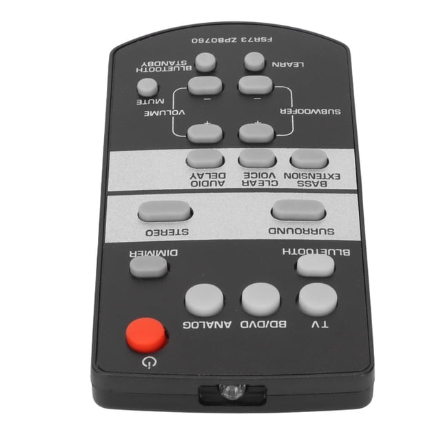 Speaker Remote Control, Battery Powered Wear Resistant Lightweight Soundbar Remote Control Replacement For YAS 105 For SRT700