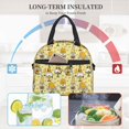 thumbnail image 4 of Easygdp Garden Honeybee Gnomes Caja de Almuerzo para Mujeres y Hombres, Bolsa de Almuerzo Insulada, Bolsas Reutilizables Impermeables para Viajes, Trabajo y Picnics, 4 of 7