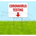 thumbnail image 1 of Virus Testing Down (18" x 24") Yard Sign, Includes Metal Step Stake, 1 of 6