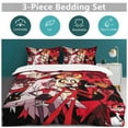 thumbnail image 5 of Hazbin Hotel 3-Piece Bedding Set Soft Warm And Comfortable Soft Bed Set with 1 Duvet Cover And 2 Pillowcases for Bedroom, 5 of 7