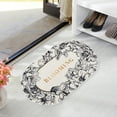 thumbnail image 3 of facefd Floor Rug Soft Indoor Decor Wide Applications for Kitchen Doorway Bedroom Blooming Oval, 3 of 9