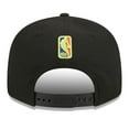 thumbnail image 4 of Men's New Era Black Brooklyn Nets Neon Pop 9FIFTY Snapback Hat, 4 of 6