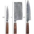 thumbnail image 2 of 3-PC Damascus Kitchen Knife Set (Chef's Knife, Cleaver, Paring Knife), 2 of 8