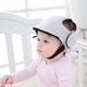 thumbnail image 3 of Sombrero protector para la cabeza de bebé y niño pequeño, casco de seguridad anticolisión, gorra protectora gris claro, 3 of 13
