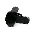 thumbnail image 3 of Dream Pairs Women's Fashion Comfort Fluffy Open Toe Slides Shoes Fuzzy House Slippers DSL219W BLACK Size 10, 3 of 5