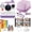 Purple, variant on Polaroid Now Instant Camera Bundle - Film, Case, Album & Quality Photo Cloth - Black