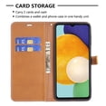 thumbnail image 6 of Feishell Fit for Samsung Galaxy A15 Phone Case with Wrist Strap,Cloth Texture PU Leather Shockproof Anti-Scratch Magnetic Flip Stand Card Slots Wallet Phone Case,Black, 6 of 8