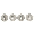 thumbnail image 4 of 4 pcs Universal Gas Stove Knobs Cooker Oven Hob Control Knobs Switch 6mm Silver, 4 of 5