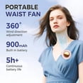 thumbnail image 3 of Desktop Fan 360 Rotatable Clip On Fan Adjustable 3 Speed Portable Cooling Fan for Summer Outdoor Work Use, 3 of 7