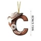 thumbnail image 4 of Decoraciones Del Árbol de Navidad Decoración Del Árbol de Navidad de 26 Letras Colgante Ornamento Del Árbol de Navidad Decoración de Navidad Personalizada Decoración de Navidad, 4 of 6