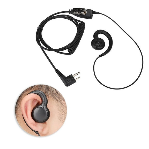 AEH3000-M1A Walkie Talkie Two Way Radio Black Headset Mic for Motorola