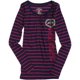 thumbnail image 1 of Camiseta Henley L/s Ecko Unltd. para Mujer Púrpura Pequeña Estilo Henley, 1 of 1