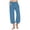 Sky Blue, variant on EDFBUYKRS Female Women Pants Casual Plus Size Wide Leg Pants Petite Women Wide Leg Casual Pants with Pockets Lightweight High Waisted Drawstring Trousers Xl