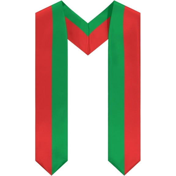 DABOYOZHZH Burkina Faso Flag Graduation Stole Shawl Sash Honor For Study Aboard International Students