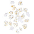 thumbnail image 1 of Qarigey Juego de 50 piezas de cristal, excelente brillo, puntas 3D, decoración de uñas, diamantes de imitación, artesanía DIY para Juegos de manicura rosa dorado, 1 of 6