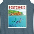 thumbnail image 3 of Luca - Portorosso Italy Postcard - Women's Racerback Tank Top, 3 of 5