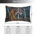 thumbnail image 2 of Yiaed Coffee-Drinking Skull Print Brushed Microfiber Envelope Pillowcases, Standard,Envelope Closure Pillow Cases(No pillow core)-20"x30", 2 of 6