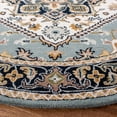 thumbnail image 3 of Safavieh Heritage York Oriental Wool Area Rug, Gray/Green, 4' x 4' Round, 3 of 11
