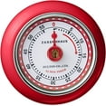 thumbnail image 2 of Zassenhaus Magnetic Retro Kitchen Timer, Classic Mechanical Cooking Timer (Red), 2.75-Inch, 2 of 5