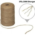 thumbnail image 3 of 200M/ Roll 2mm Twine Natural Thick Brown Twine for Home Gardening Plant Picture Hanger Industrial Packing String, 3 of 5