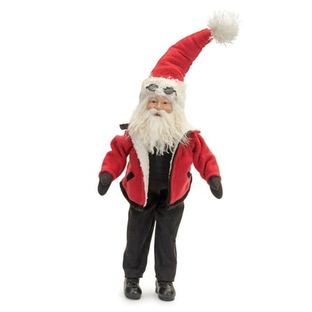 Melrose Santa Figurine, Christmas, 27.5”H, Polyester and Resin