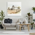 thumbnail image 3 of Stupell Industries Rural Barn Painting Landscape Painting Gallery Wrapped Canvas Art Print Wall Art, 36 x 36, 3 of 8