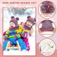 thumbnail image 4 of Dalrosia Kids Winter Beanie Hat Scarf Touchscreen Gloves Set, Fleece Lining Boys Girls Winter Hat Neck Warmer Gloves for 1-6 Years, 4 of 7
