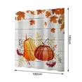 thumbnail image 6 of Opvise Shower Curtain Water Proof Single Printing Reusable Privacy Bathing Curtain Autumn Decor 180x180cm B, 6 of 8