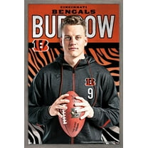 NFL Cincinnati Bengals - Joe Burrow Pose 20 Wall Poster, 14.725" x 22.375" Framed