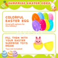 thumbnail image 3 of Huevos de Pascua de plástico Aviski, 96 unidades, con bolsas no tejidas para niños, 3 of 7