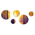 thumbnail image 2 of Designart "Golden Hour Birch Trees IV" Landscape Forest Metal Wall Art Set of 5 Piece, 2 of 5