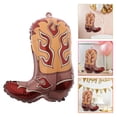 thumbnail image 1 of BESTYASH 6Ud Inflables De Botas De Vaquero Fiesta Occidental Multicolor, 1 of 6
