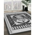 thumbnail image 3 of Ahgly Company Machine Washable Indoor Square Transitional Light Gray Area Rugs, 8' Square, 3 of 7