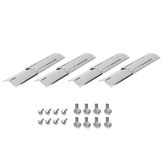 4Pcs Universal Tamer Adjustable Grill Replacement Parts Heat Shield Plate