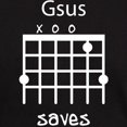 thumbnail image 3 of CafePress - Gsus (Jesus) Saves Dark T Shirt - Men's Classic Graphic Cotton T-Shirt, 3 of 4